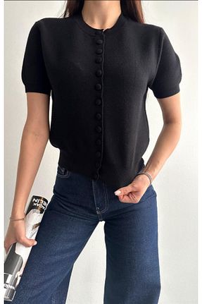 رویه مشکی زنانه مخلوط ویسکون fujya - کد 905396425