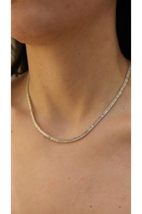 گردنبند جواهر رنگی زنانه سنگ طبیعی Jerie - کد 905393090