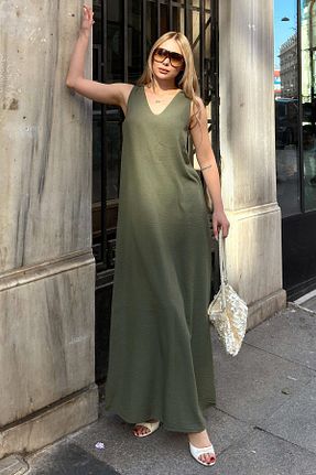 لباس خاکی زنانه بافتنی Swist - کد 905433379
