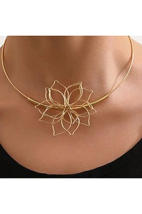 گردنبند جواهر زرد زنانه روکش طلا GIFTPALACE - کد 905434786