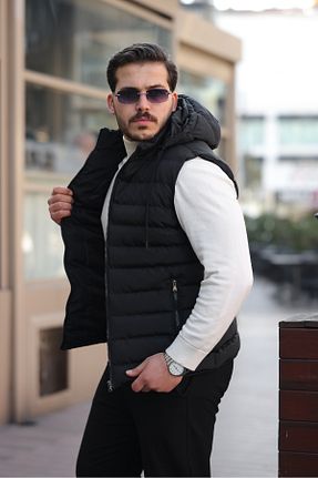 جلیقه مشکی مردانه اسلیم gm giyimarket - کد 905493259