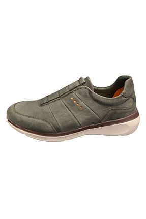 کفش کژوال خاکی مردانه چرم خالص Freefoot - کد 905497722
