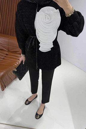 رویه حجاب مشکی Straight Melike Tatar - کد 890472146