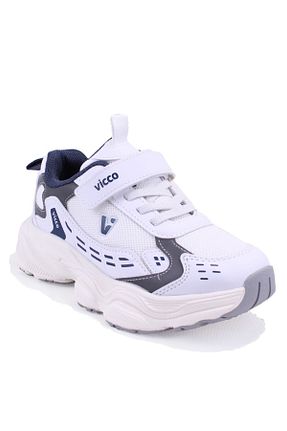 کفش اسنیکر سفید بچه گانه چسبی Vicco - کد 905529346