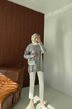 پلیور حجاب زنانه رگولار Melike Tatar - کد 896655049