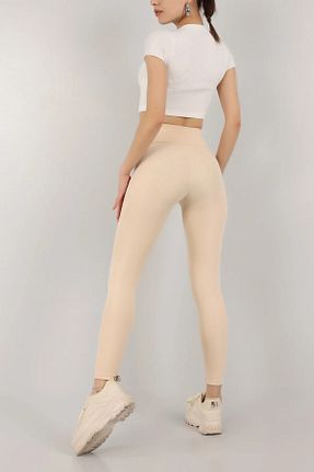 ساق شلواری بژ زنانه بافت Butik - کد 905535404