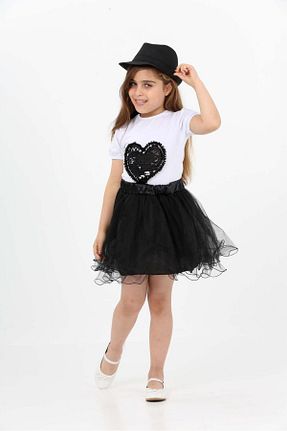 ست بالاتنه و پائین تنه سفید بچه گانه پنبه ای Dıgıl Kids - کد 902241544