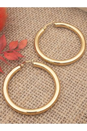 گوشواره استیل (فولاد) زرد زنانه استیل ضد زنگ Siya Silver - کد 872152143