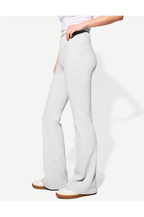 ساق شلواری طوسی زنانه بافتنی Moda Asrın - کد 905565852