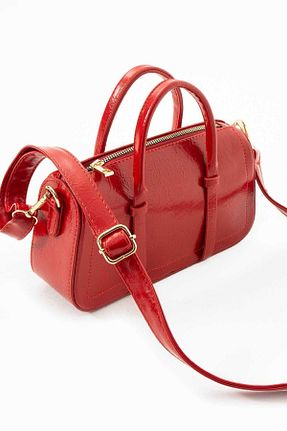 کیف دستی قرمز زنانه سایز متوسط Çanta Trend - کد 905573026