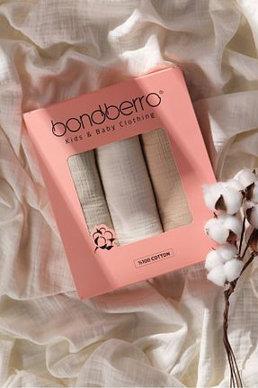 پتوی کودک و نوزاد رنگی پنبه ای Bondberro - کد 878781041