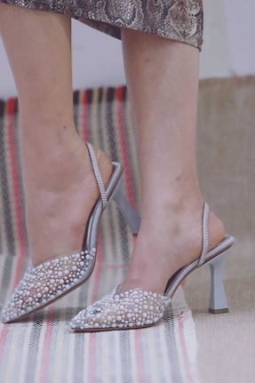 کفش پاشنه بلند کلاسیک رنگی زنانه چرم asya shoes - کد 905581918