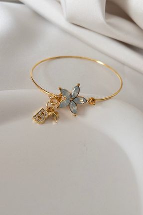 دستبند جواهر آبی زنانه زیرکن Karflake - کد 905592929