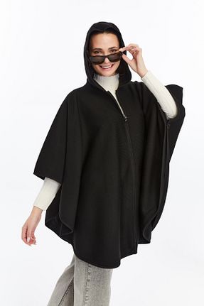 پانچو مشکی زنانه اکریلیک panşalço - کد 905506631