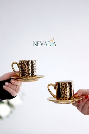 فنجان قهوه متالیک 2 نفره NevaDia - کد 905600096