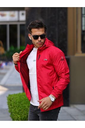 کاپشن قرمز زنانه اسلیم فیت Güray Store - کد 905601290