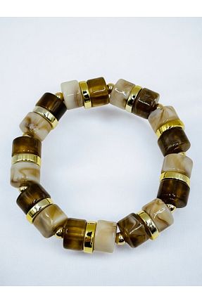دستبند استیل (فولاد) رنگی سنگ AU Accessories - کد 897201214