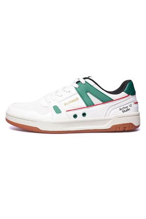 کفش اسنیکر سفید مردانه بند دار hummel - کد 901389284
