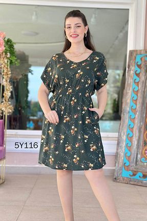 لباس خاکی زنانه بافتنی İnce Topuk - کد 905649590