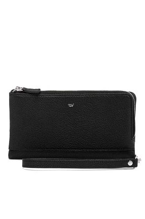 کیف پورتفوی و کلاچ مشکی مردانه چرم خالص Tergan - کد 79196330