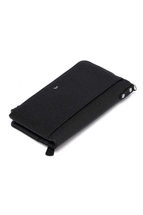 کیف پورتفوی و کلاچ مشکی مردانه چرم خالص Tergan - کد 79196330