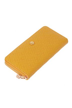 کیف پول زرد زنانه ابعاد کوچک Tergan - کد 838147623
