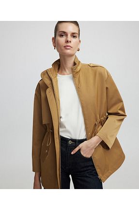 کاپشن بژ زنانه رگولار İpekyol - کد 905717484