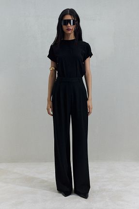 شلوار مشکی زنانه بافتنی Suud Collection - کد 868415160