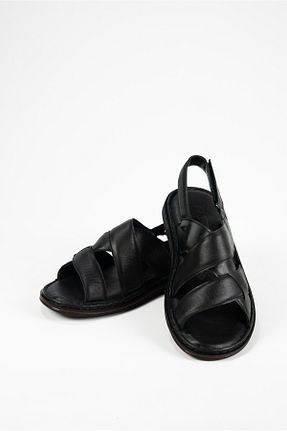 صندل مشکی مردانه پاشنه تخت DAXİS Sportwear Company - کد 905712931