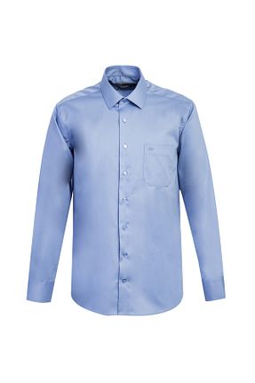 پیراهن آبی مردانه رگولار Kiğılı - کد 84552726