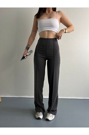 شلوار طوسی زنانه پارچه MORBEYAZ - کد 905717724