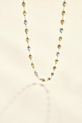 گردنبند طلا زرد زنانه 14 عیار Cenova Jewelry - کد 905718318
