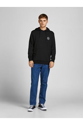 سوئیشرت مشکی مردانه ساده Jack & Jones - کد 207195570