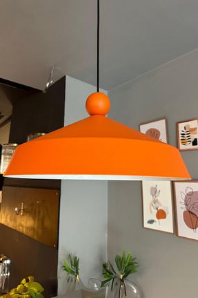 لوستر نارنجی فلزی Bamyum - کد 905741620