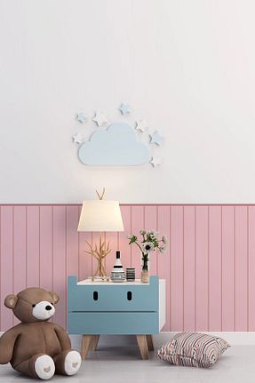 کاغذ دیواری صورتی Kendinden Yapışkanlı 212shop - کد 902058342