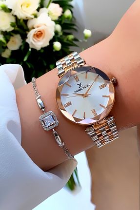 ساعت مچی صورتی زنانه 31-35 میلی متر Daniel Klein - کد 261037413