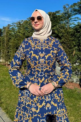 لباس حجاب رنگی رگولار Rabia Şamlı - کد 917554689