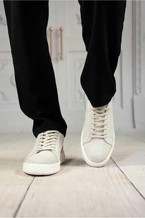 کفش اسنیکر سفید مردانه چرم اصل DAXİS Sportwear Company - کد 905747735