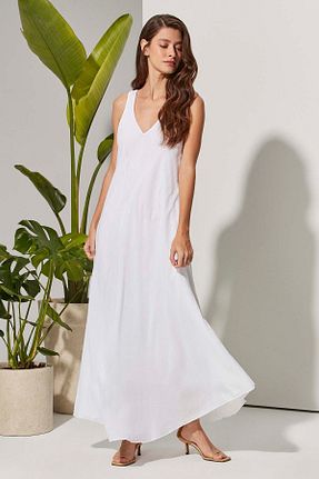 لباس سفید زنانه بافتنی White By Nature - کد 332023261