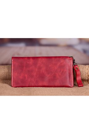 کیف پول زرشکی زنانه سایز متوسط Utbey - کد 905776633