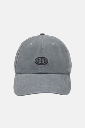 کلاه طوسی مردانه پنبه ای Pull & Bear - کد 905768134