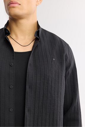 پیراهن مشکی مردانه رگولار Avva - کد 905795259