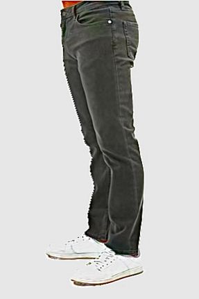 شلوار جین طوسی مردانه پاچه ساده Twister Jeans - کد 905796454