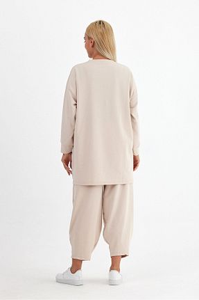ست بالاتنه و پائین تنه بژ زنانه بافت Butik - کد 905794757