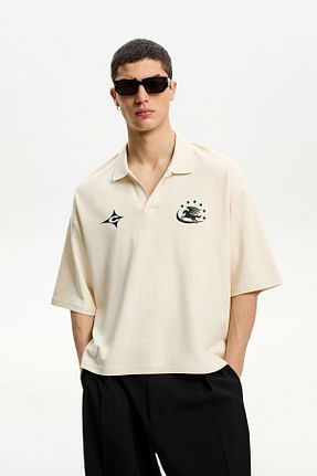 پولوشرت مردانه پنبه ای Bershka - کد 905798483