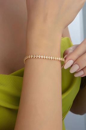 دستبند استیل (فولاد) زرد زنانه استیل (فولاد) Vitastyle - کد 905802520