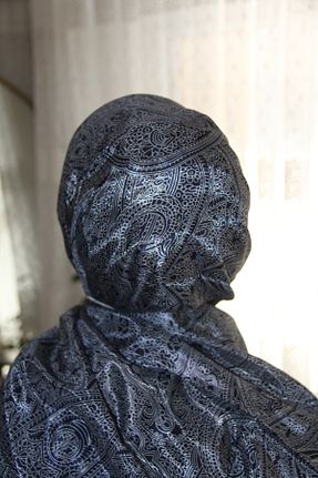 شال رنگی زنانه ابریشم Ef Tasarım - کد 905802324