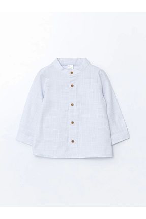 ست بالاتنه و پائین تنه آبی بچه گانه بافتنی LC Waikiki - کد 900610160