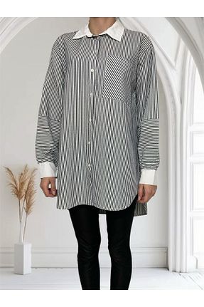 تونیک حجاب مشکی پنبه پلی استر sd butique - کد 905834737
