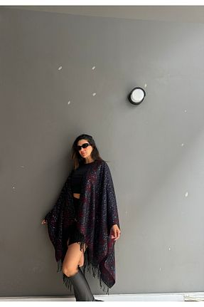 پانچو رنگی زنانه Butik - کد 905832566